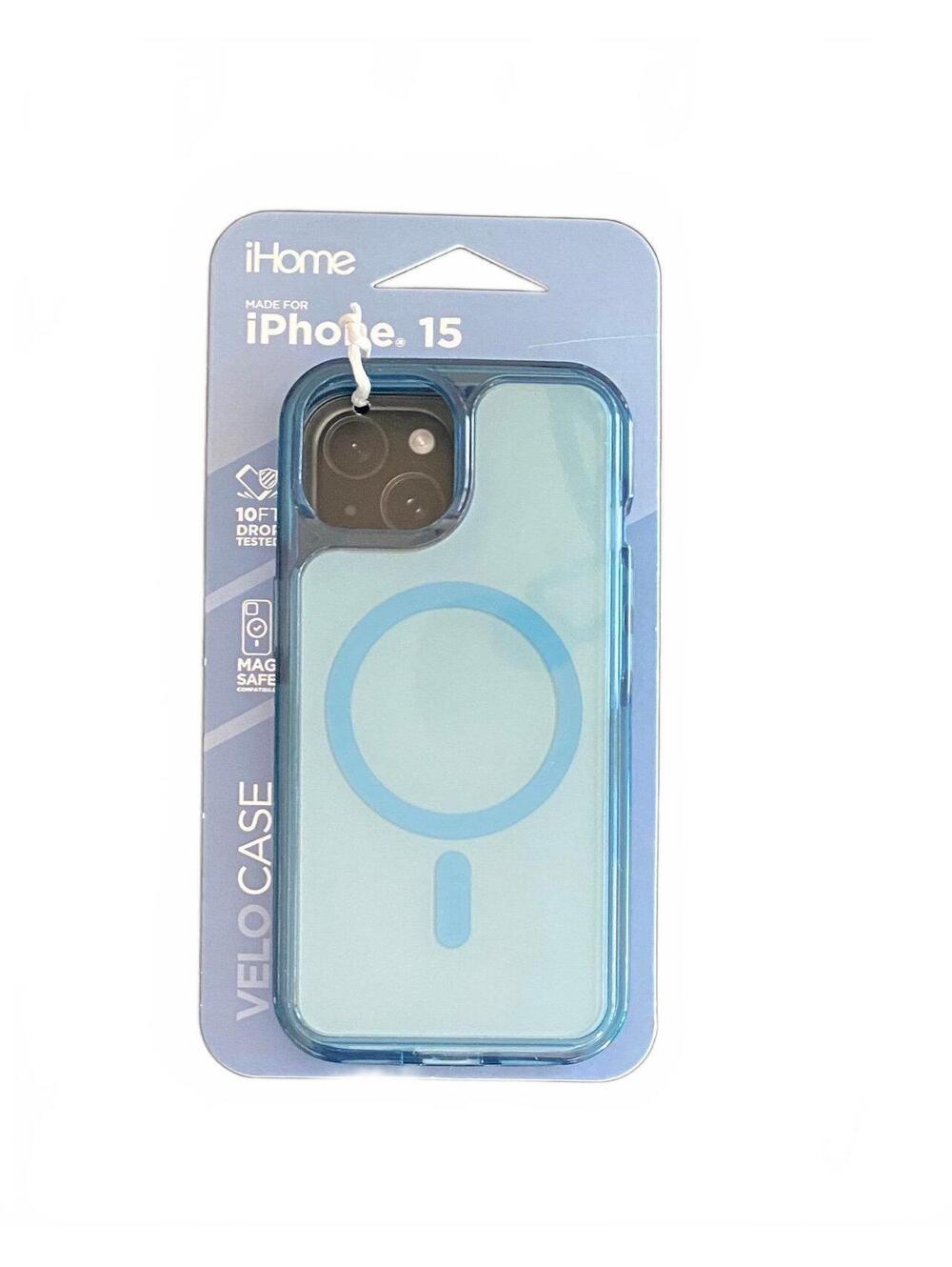 iHome Case for iPhone 15 Dark Blue